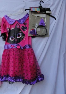 Sweet Kitty Cat Costume Pink Size 8-10 - Picture 1 of 2