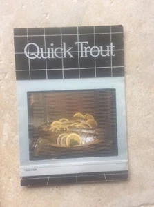 Vintage Quick Trout Toshiba Cookery Cook Leaflet Recipe - Picture 1 of 1