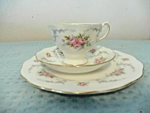 Royal Kent English Bone China Trio Set, Teller, Tasse & Untertasse  - Bild 1 von 8