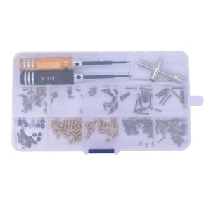 RC Hop Ups Stainless Steel Screw Kit & Full Tool Box Set For Axial SCX24 Models - Picture 1 of 1