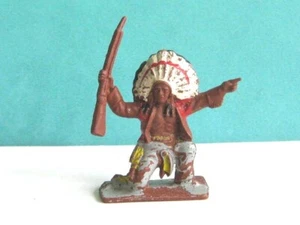 1 x LONE STAR.1960's WILD WEST INDIAN WARRIOR. 1/32 SCALE SOLDIER. HARVEY SERIES - Picture 1 of 2