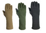 NOMEX FLIGHT FLYERS GLOVES PILOT FIRE RESISTANT Black, Green, Tan-All Sizes