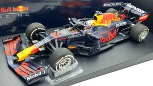 Minichamps 1/18 Scale 110 210833 Red Bull Honda RB16B F1 Verstappen French - Picture 1 of 5