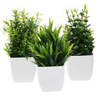 3PC Faux Topfpflanzen knstliche Topfpflanzendekoration Bonsai Topfpflanzendekor