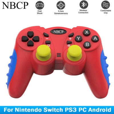 Controlador profesional inalámbrico NBCP Gamepad Joypad Joystick ROJO para Nintendo Switch PS3 Foto 1 de 4