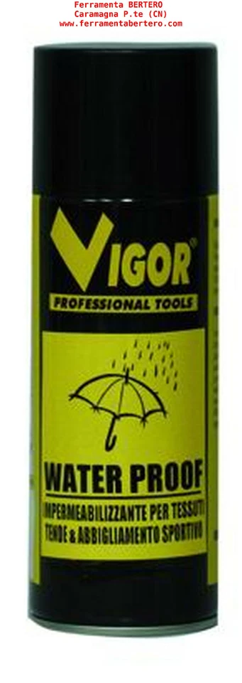 IMPERMEABILIZZANTE PER TESSUTI GIACCHE TENDE SPRAY VIGOR 400 ML