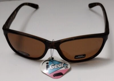 PUGS Sunglasses Black with Animal Print Plastic Frame UV400 - NWT style 802 - Image 1 of 4