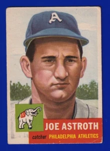 JOE ASTROTH athletics A'S 1953 TOPPS #75 VERY GOOD - Picture 1 of 2