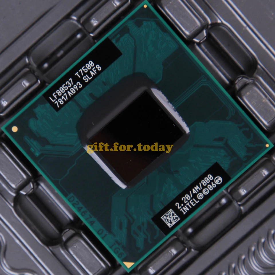 Original Intel Core 2 Duo T7500 2.2 GHz (LF80537GG0494M) Processor CPU - image 1 of 1