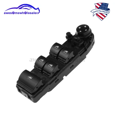 Interruptor de control de ventana eléctrica maestro izquierdo para BMW 328i 335i 335is M3 61319217365 Foto 1 de 4