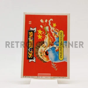 Vintage Garbage Pail Kids - SGORBIONS 1 1a Serie - 33 Angelino Spazzolino - Picture 1 of 1