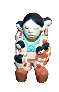 FIGURA Teissedre Storyteller Pottery 6 niños de colección 1986 firmada FIGURA - Imagen 1 de 6
