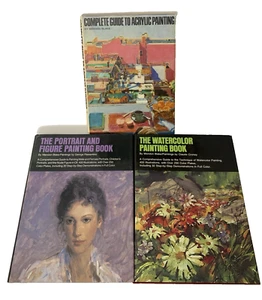 Lot of 3 Painting Books by Wendon Blake Acrylic Watercolor Portrait Figure - Picture 1 of 9
