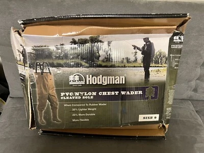 Hodgman PVC/Nylon chest Wader Cleated Sole Size 9 - Image 1 of 4