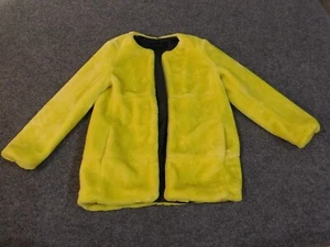 Zara Jacket Womens Medium Yellow Hook night party show gala fashion - Picture 1 of 14