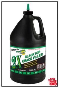 New 1GAL Blacktop Crack Filler Asphalt Repair Sealant Patch Fast Dry 2X Premium - Picture 1 of 2