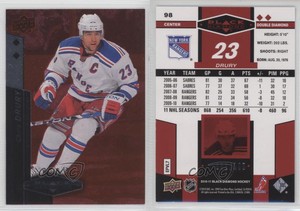2010-11 Upper Deck Black Diamond Ruby /100 Chris Drury #98