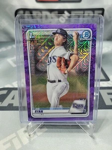 2020 Bowman Chrome Prospects Mega Box Purple Mojo Refractor /250 Joe Ryan - Picture 1 of 3