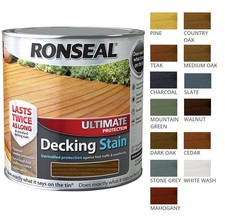 Ronseal Ultimate Protection Decking Stain - Long Lasting Protection