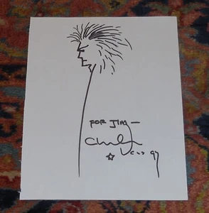SANDMAN - ORIGINAL DRAWING BY CHARLES VESS - SDCC '97 - GAIMAN - RARE - LOOK! - Picture 1 of 1