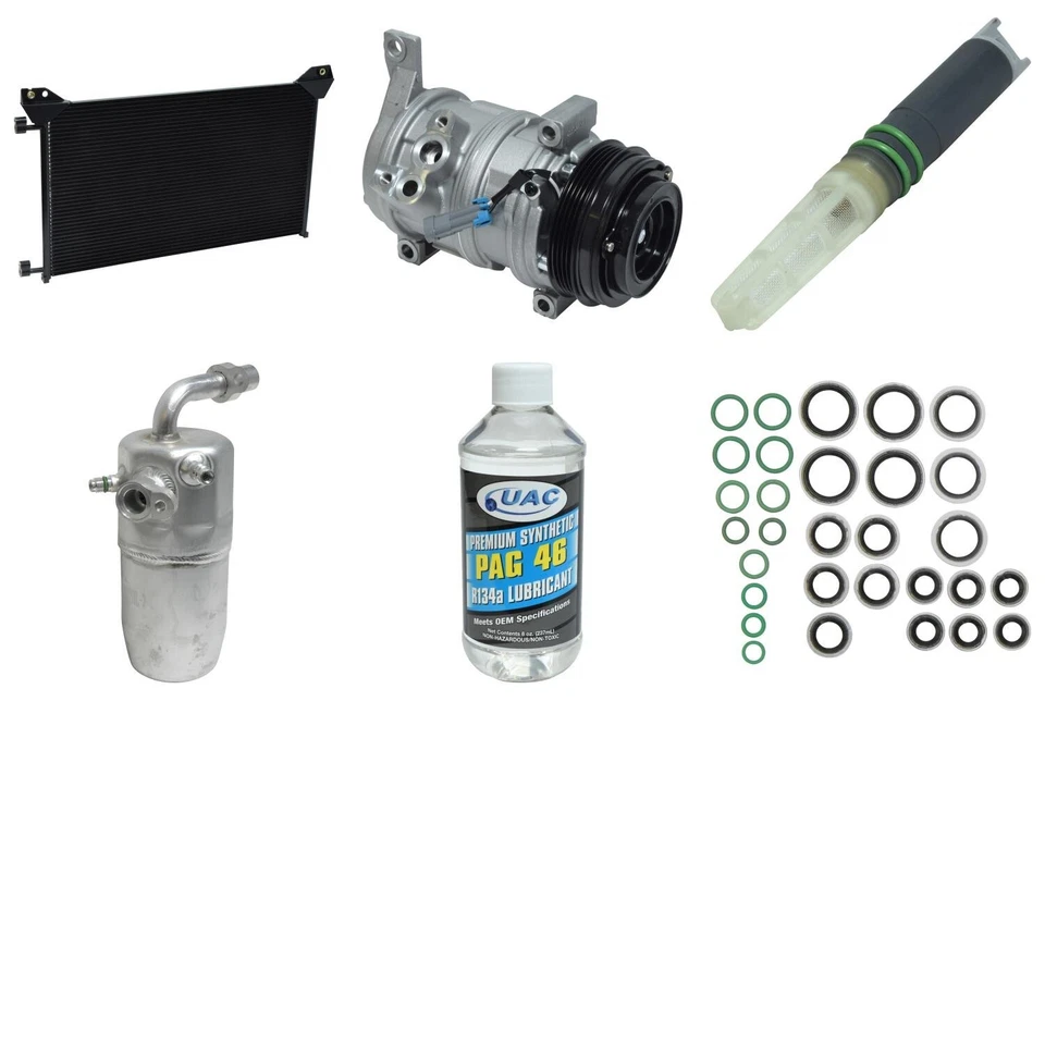 Kit de compresor de aire acondicionado UAC para GMC Sierra 1500 HD Classic 2007 Foto 1 de 1