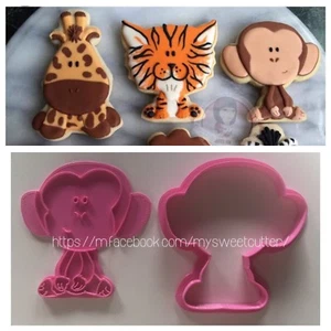 Formine Scimmia Animali Giungla Savana FORMINA BISCOTTI COOKIE CUTTER - Picture 1 of 1