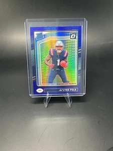 Panini Donruss Optic Ja'Lynn Polk #240 2024 azul clasificación Prizm Rookie Patriots radiocontrol - Imagen 1 de 2