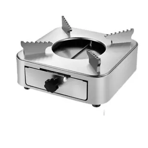 Stainless Steel Camping Solid Liquid Alcohol Stove Spirit Burner Stove Outdoor - Picture 1 of 4