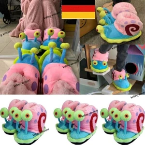 🏆Männer Lady Schnecke Gary Hauschuhe Gerry Spongebob Schwammkopf Warm Gr.38-46 - Bild 1 von 6