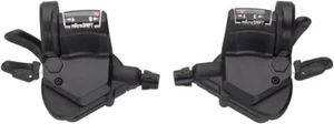 microSHIFT Mezzo Thumb-Tap Shifter Set, 8-Speed, Triple, Optical Gear Indicator, - Picture 1 of 2