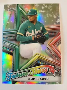 2021 Topps Chrome Jesus Luzardo FUTURE STARS REFRACTOR INSERT FS-5 A's / Marlins - Bild 1 von 1