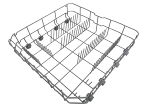 Genuine Caple Currys DI632 Lower Dishwasher Basket and Wheels CID60W20 CDW60B20 - Picture 1 of 1