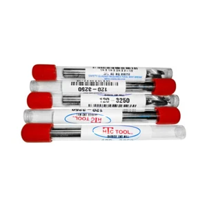 1/4" (.250") 3 FLUTE CARBIDE End Mill - Pack of 5 - 120-3250  - USA - Free Ship - Picture 1 of 1