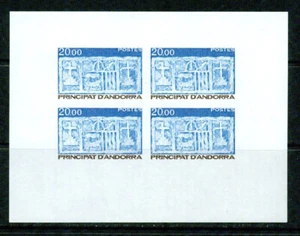 ANDORRA - 1984 - PRIMEROS BRAZOS ESCASO BLOQUE IMPERF - EN MUY BUEN ESTADO** - Imagen 1 de 1