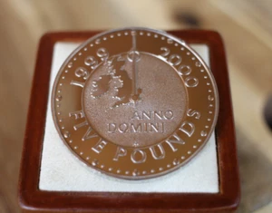 2000 PROOF FIVE 5 POUND MILLENNIUM RARE 2000 DATE - Picture 1 of 5