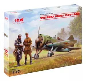Kit Modelo Plástico Figura VVS RKKA Pilotos 1939-1942 ICM 32102 Escala 1/32 - Imagen 1 de 6