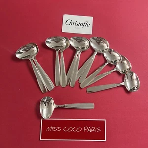 12 EINZELNE SAUCENLÖFFEL GEKOCHT 13,5 CM CHRISTOFLE METALL VERSILBERT SEHR GUTER ZUSTAND - Bild 1 von 7