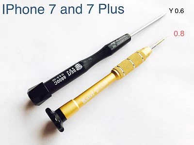 для iPhone 7 8 отвертка Y0,6 мм 0,8 ремонт инструмент 15 14 13 12 11 XS 16 Pro Max - Изображение 1 из 2