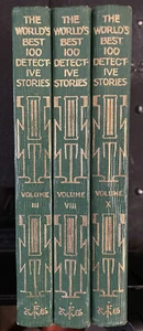 The World’s Best 100 Detective Stories Ed. Eugene Thwing 1929 Vol. 3 , 8 & 10 - Picture 1 of 5