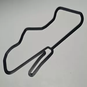 Donnington Park Rennstrecke Wandbild Rennstrecke 3D-gedruckt BSB BTTC Motorsport - Bild 1 von 2