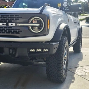 SMD Bronco Fog Light Kit, Front Lower Bumper Mount, 2021-2025 Ford 2-Door & 4-Do - Picture 1 of 4