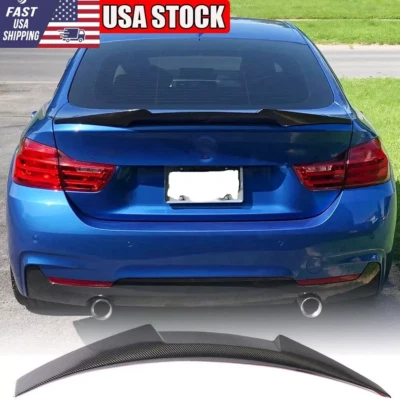 Asa de spoiler traseira de carbono real para BMW F36 420i 428i 430i 435i Gran Coupe - Imagem 1 de 4
