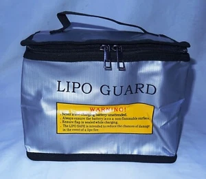 LIPO BATTERY BAG FOR SAFE STORAGE AND CHARGING, LARGE, FIRE RETARDANT UK SELLER - Picture 1 of 11