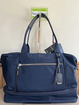 NWT TUMI Voyageur Contine Nylon Weekender Indigo Duffel 1465861438 - Image 1 of 4