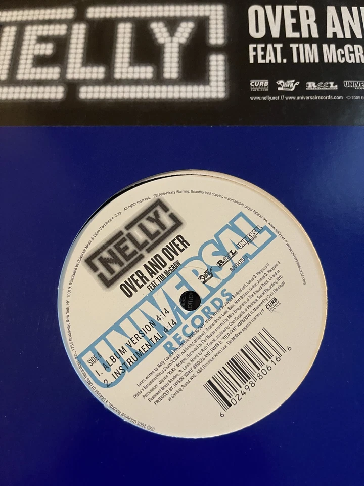 Nelly & Tim McGraw - Over & Over PROMO - $4.99 Warehouse BINS - READ DESCRIPTION Foto 1 de 1