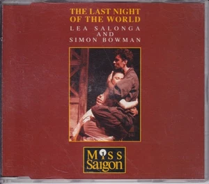 Lea Salonga and Simon Bowman - The Last Night Of The World (1990) NM - Picture 1 of 7