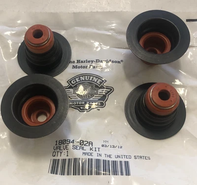 Kit de sellado de válvula Harley Davidson 18094-02A GENUINO Foto 1 de 4