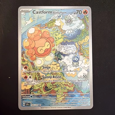 Castform Sunny Form 195/191 Sv08: Surging Sparks Holo - Image 1 of 2