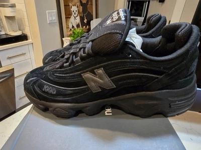 New Balance 1000 Triple Black Cat Suede M1000LA Men Size 10 HALLOWEEN IS COMING - Image 1 of 4
