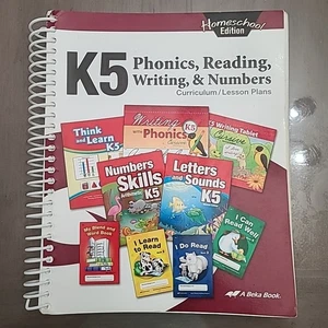Abeka K5 Phonics, Reading, Writing, and Numbers Curriculum Lesson Plans - Picture 1 of 7